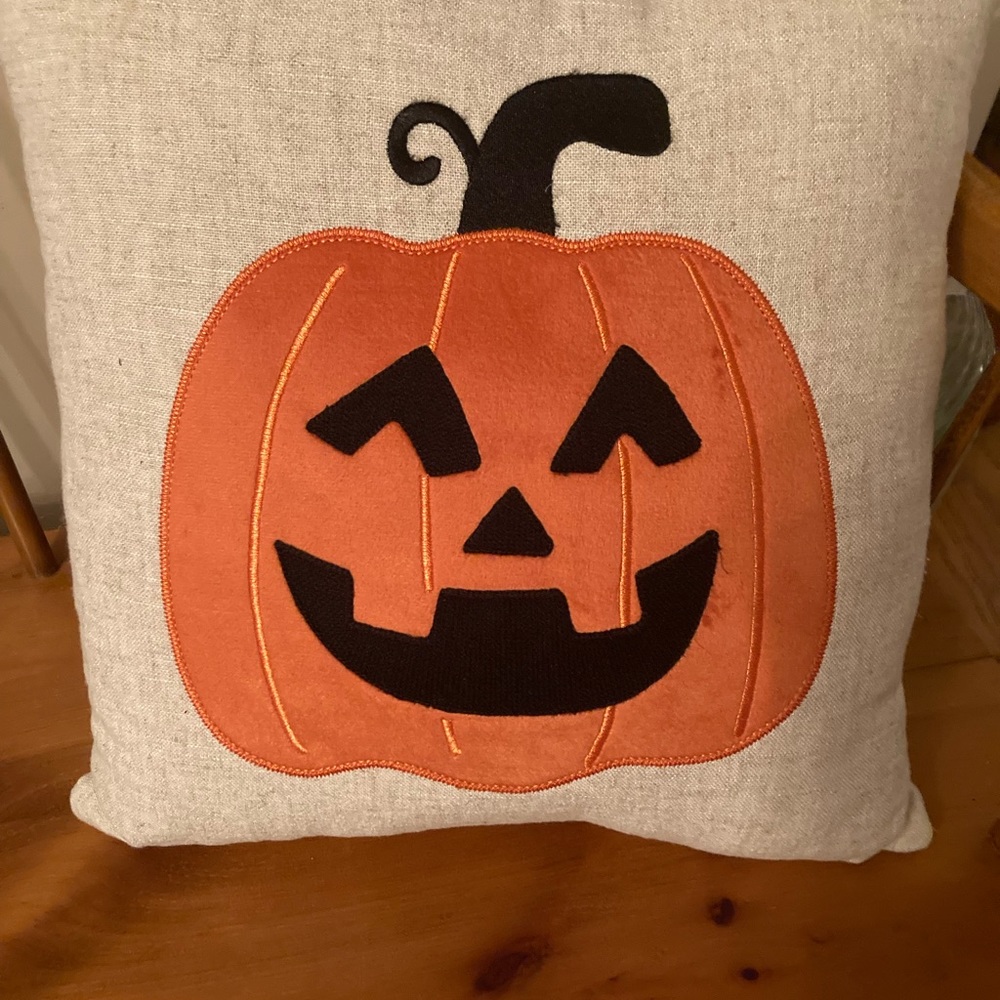 Target Hyde and Eek Halloween pumpkin pillow.